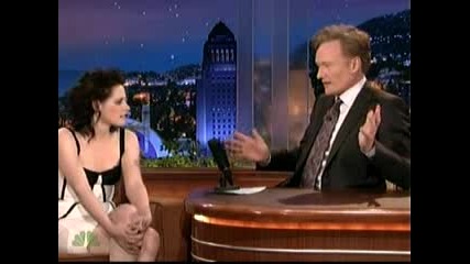 Kristen Stewart on The Tonight show with Conan Obrien (16.11.09) Part 2 