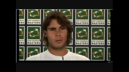 Интервю На Рафа След Оттеглянето Му На Master Series Paris-Bercy