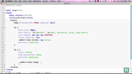 Subtle Css3 Typography that youd Swear was Made in Photoshop 