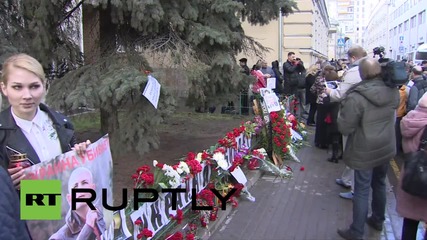 Russia: Memorial held for murdered Kiev critics Oles Buzina and Oleg Kalashnikov