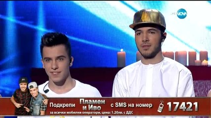 Иво и Пламен - драматична песен - X Factor Live (26.01.2015)