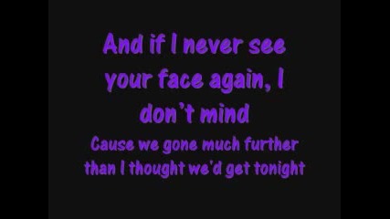 If I Never See Your Face Again-maroon 5 ft. Rihanna-lyrics!!