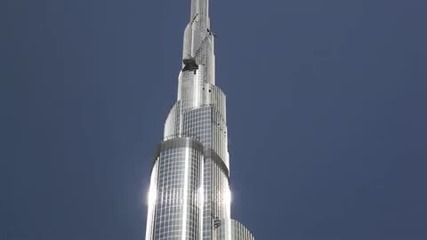 Burj Dubai window cleaning 