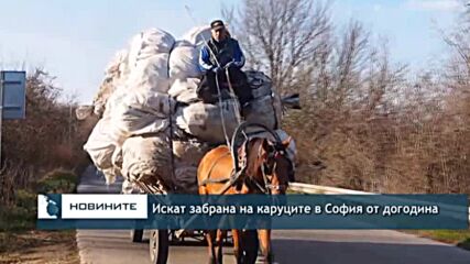 Искат забрана на каруците в София от догодина