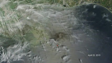 Oil Spill Oil Spill Satellite Timelapse April 20 May 24 2010 Deepwater Horizon From Space 