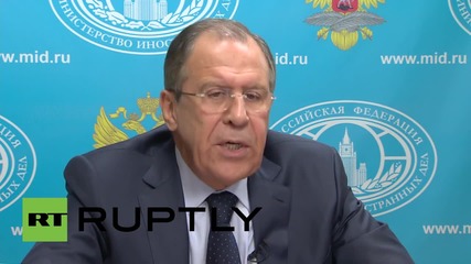 Russia: The Islamic State is a product of US aggression in the Middle East - Lavrov