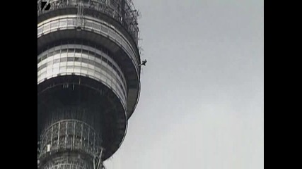 Руснаци скачат от Tv кулата в Останкино