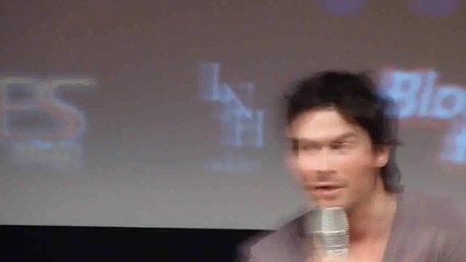 Ian Somerhalder пее "if you're sexy and you know it!"