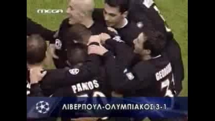Rivaldo's Goal - Liverpool vs. Olympiacos (08.12.2004)