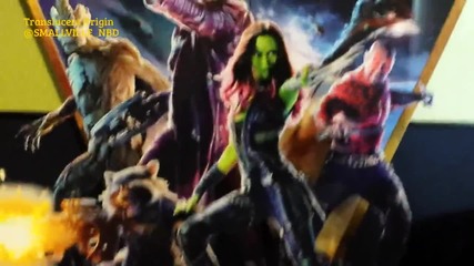 Готин плакат на великия филм Пазителите на Галактиката (2014)