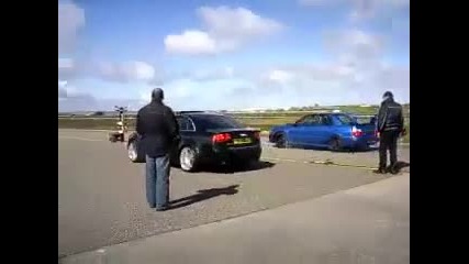 Audi Rs4 vs Subaru Impreza Wrx Sti