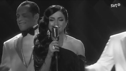 Danny Saucedo & Gina Dirawi - Hollywood - Melodifestivalen 2013