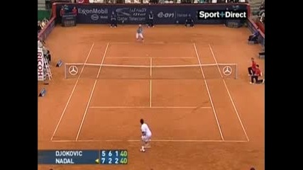 Rafael Nadal vs Novak Djokovic. Hamburg 2008