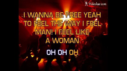 Shania Twain - Man I Feel Like A Woman (karaoke)
