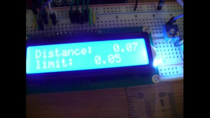 Ардуино, Lcd дисплей и сензор Hc-sr04 + piezo