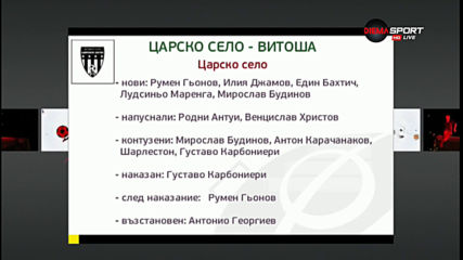 Царско село и Витоша подновяват борбата в efbet Лига