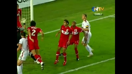 07 09 2010 Euro 2012 Qf Turkey 0 1 Belgium - Van Buyten - Hq 