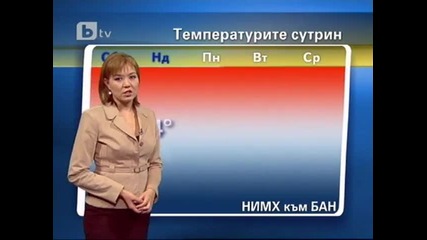 btv - Време - Централна емисия - 18 март 2011 г.