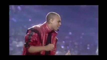 Chris Brown Thriller Tribute To Michael Jackson 12.10.06 World Music Awards 2006 
