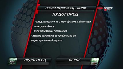Преди Лудогорец - Берое