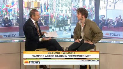Robert Pattnison Interview on Today Show 
