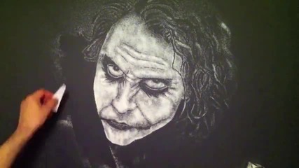 рисуване на жокера със сол! :)