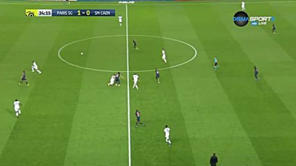 ПСЖ - Каен 2:0 /първо полувреме/