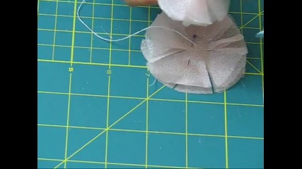 Как да направим декоративо цвите Fabric Manipulation - How to Make Flowers With Fabric Part 1