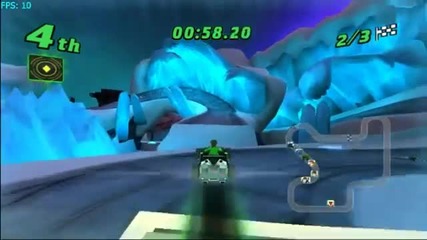 Ben 10 Galactic Racing on Dolphin 3.0 - Nintendo Wii Emulator