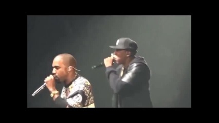 Kanye West feat Jay - Z & Ludacris , Wiz Khalifa and Busta Rhymes - Niggas in Paris ( Remix )
