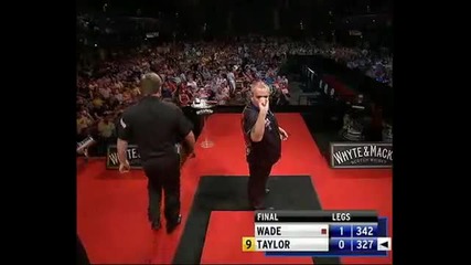 9 Dart Finish #1 - Phil Taylor - 2010 Premier League Finals (hq)