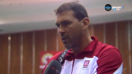 Петър Дочев: Не съм доволен, трябва да се научим да падаме