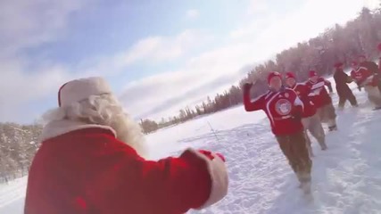 Отборът на Дядо Коледа рита във Финландия