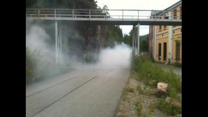 Бмв Е30 burnout
