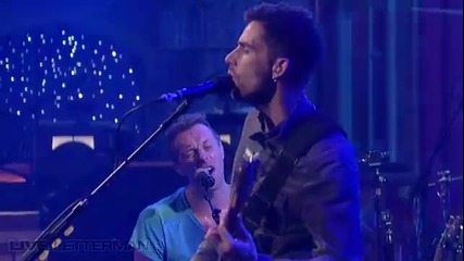 Coldplay - Paradise (live on Letterman)