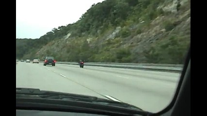 Single turbo Supra races bike and blows motor