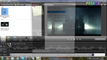 Как да махнем звука на видео с Camtasia Studio 7 [hd 720p]