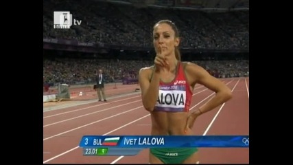 Ивет Лалова не можа да стигне финала на 200 метра