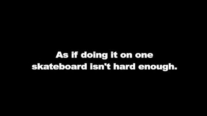 Double Skateboard Fail 