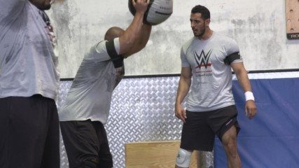 Saudi athletes fight fatigue at historic WWE tryout
