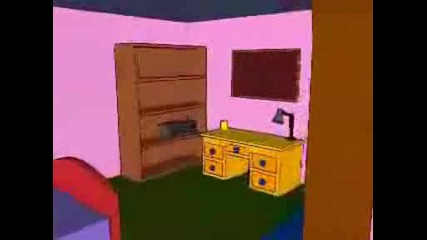 Цялата Къща На Семейство Симпсон 3d (отвътре)