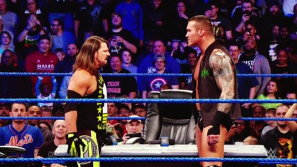 AJ Styles engages Randy Orton in a highly-personal showdown at WrestleMania