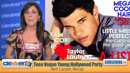 Selena Gomez - Taylor Lautner Teen Vogue Red Carpet 