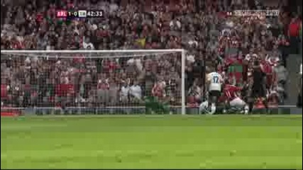 Robin Van Persie Cesc Fabregas Goals v Tottenham Hotspur 