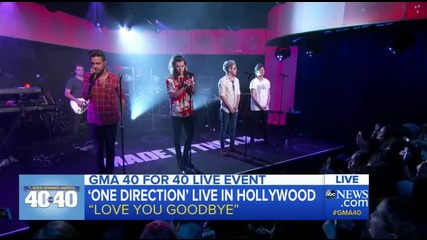 One Direction - Love You Goodbye - Live on Good Morning America 2015