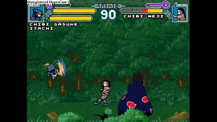 Naruto M.u.g.e.n Sasuke I Itachi Vs Kiba Vs Zaku Vs Neji