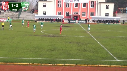 Голът на Хасково срещу Берое (29.11.2014) 1:0