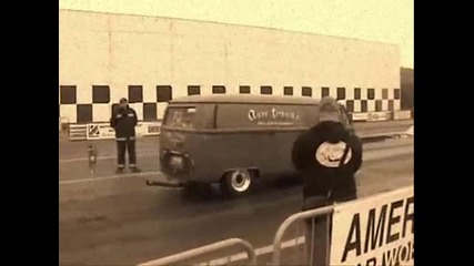 vw bus drag Състезание 