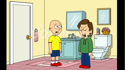 caillou smokes a cigarette and gets grounded