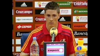 Fernando Torres Interview en Las Rozas (26 - 05 - 10)